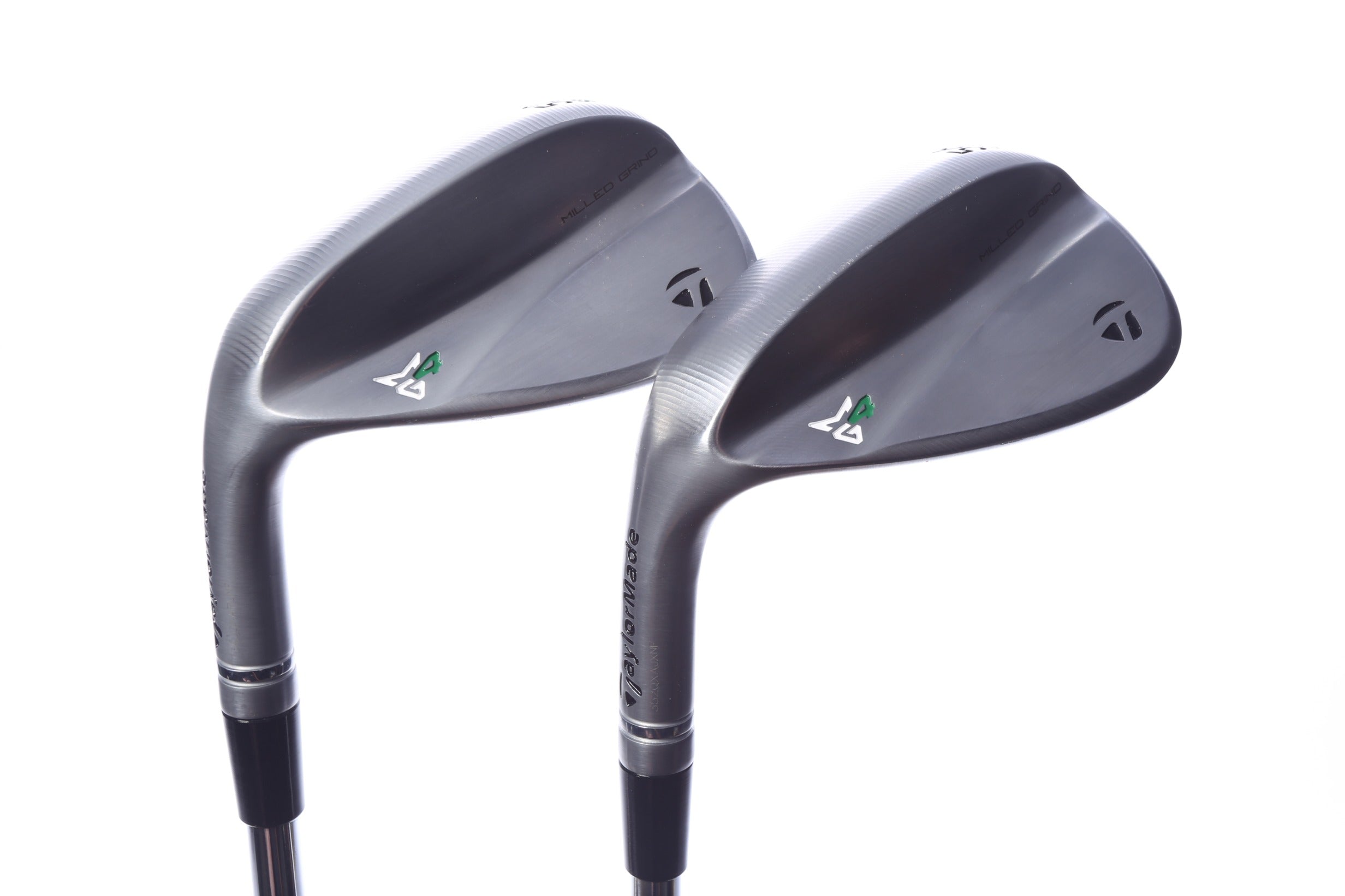 Used TaylorMade Milled Grind 4 Raw Wedge Set - Left-Handed - 52*, 56* - Wedge Flex-Next Round