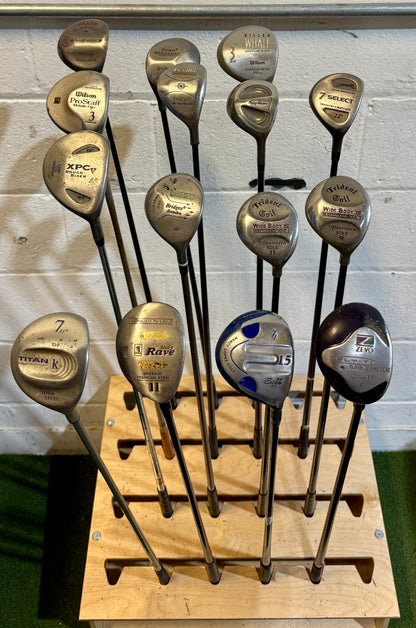 Wholesale Lot of 40 Golf Clubs - Assorted Fairway Woods - RH/LH - Mixed Flexes-Next Round