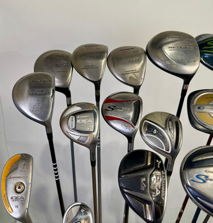 Wholesale Lot of 24 Adams Drivers, Fairway Woods, And Hybrids-Next Round