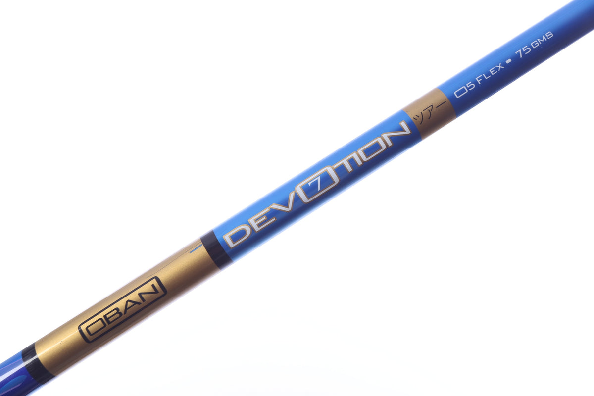 Used Oban Devotion Driver Shaft Extra Stiff Flex Graphite - 44 in - Ping G410 Adapter