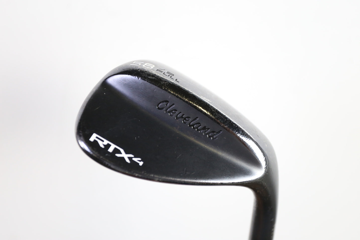 Used Cleveland RTX-4 Black Satin Lob Wedge - Right-Handed - 58 Degrees - Stiff Flex-Next Round