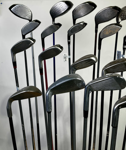 Wholesale Lot of 24 Assorted Drivers, Fairway Woods, Hybrids, and Single Irons.-Next Round