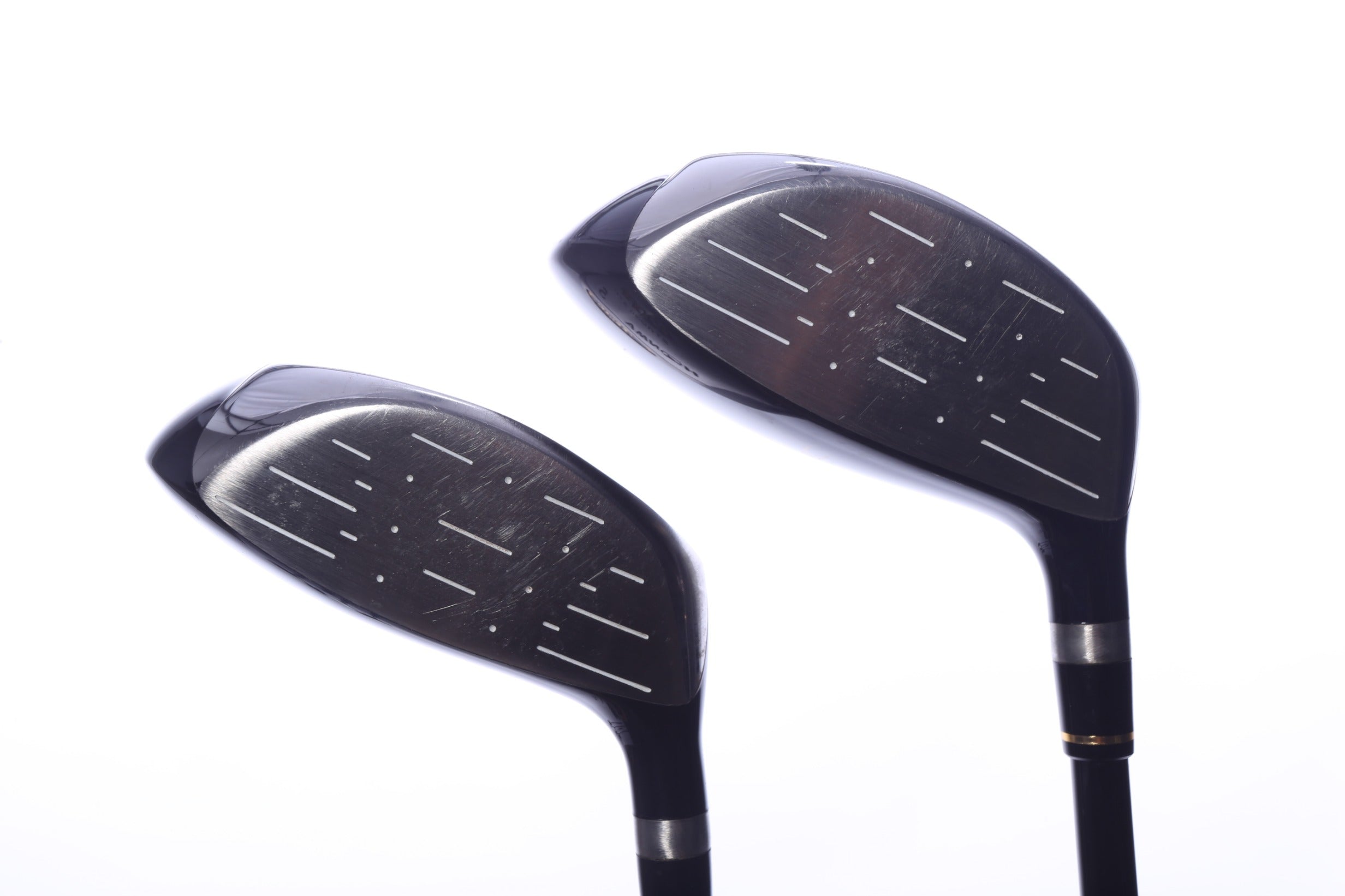 Used Honma Twin Marks 420RF Titanium Gold Crown Wood Set - Left-Handed - 3W, 5W - Regular Flex-Next Round