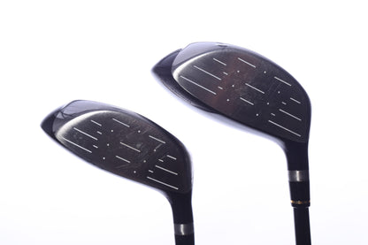 Used Honma Twin Marks 420RF Titanium Gold Crown Wood Set - Left-Handed - 3W, 5W - Regular Flex-Next Round