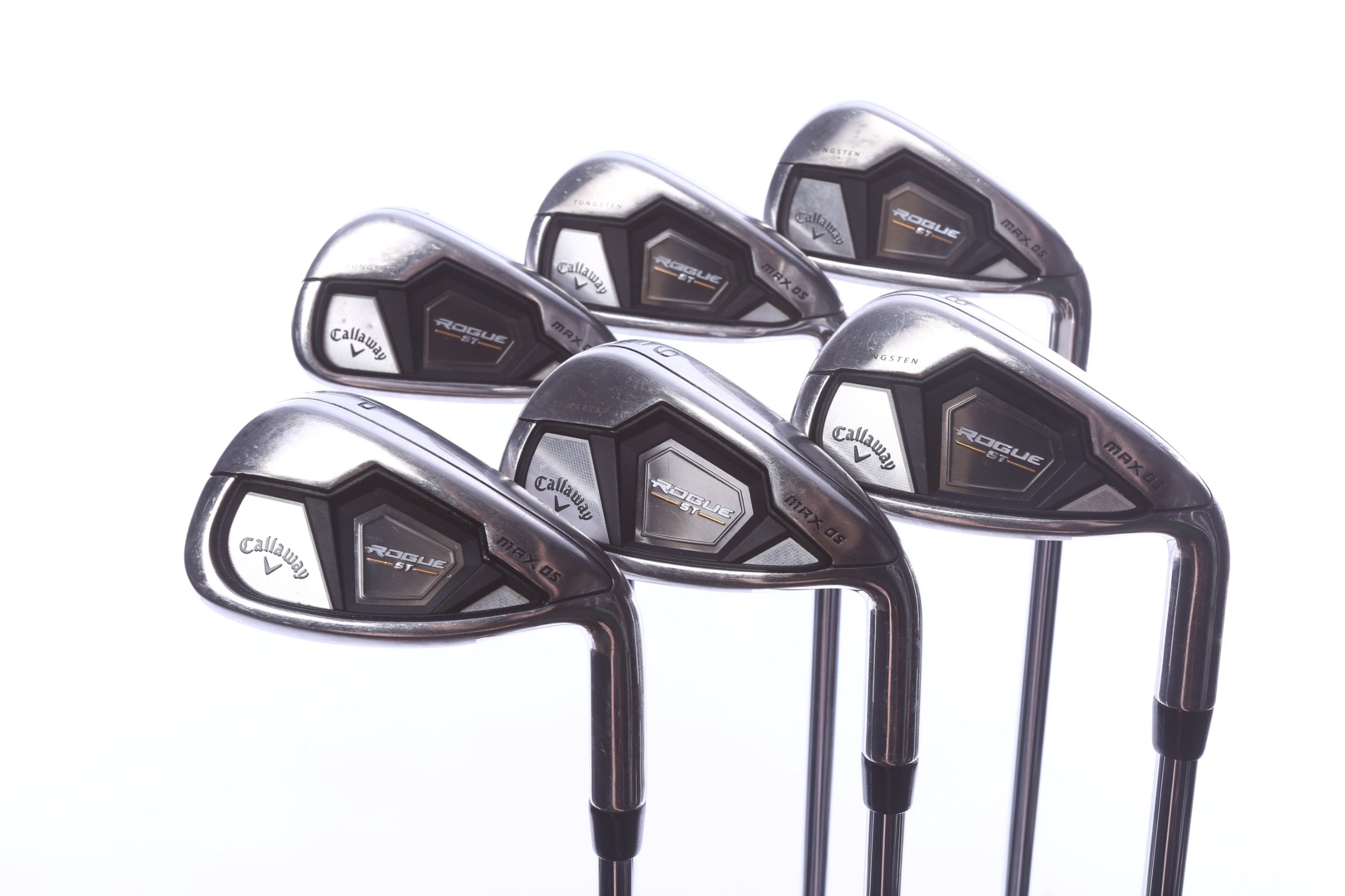Used Callaway Rogue ST MAX OS Iron Set - Right-Handed - 5-PW - Stiff Flex-Next Round