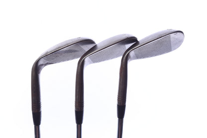Used TaylorMade Milled Grind Raw Wedge Set - Right-Handed - 52*, 56*, 60* - Wedge Flex