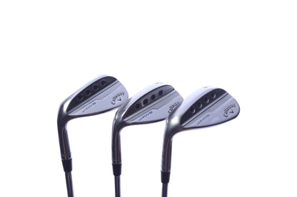 Used Callaway JAWS MD5 Chrome Wedge Set - Left-Handed - 52*, 56*, 60* - Stiff Flex