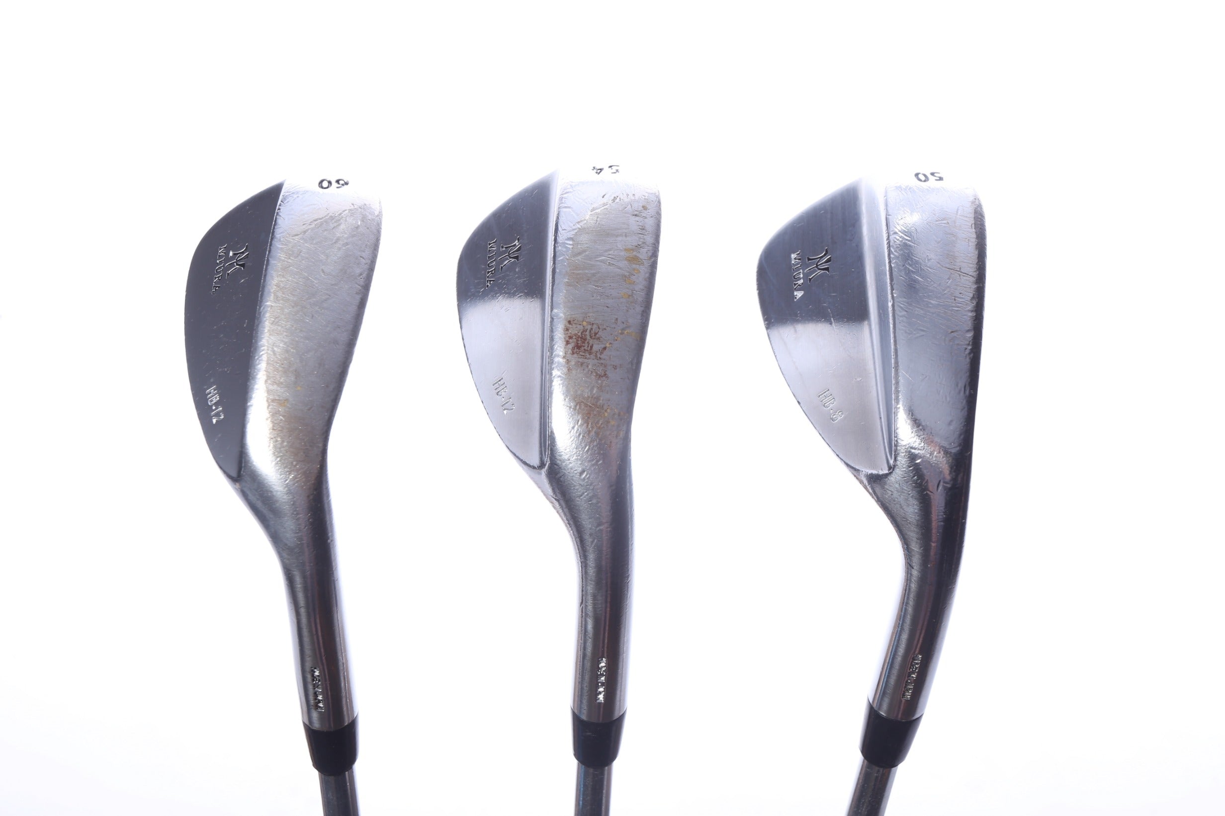 Used Miura Milled Tour Wedge Set - Right-Handed - 50*, 54*, 60* - Wedge Flex-Next Round