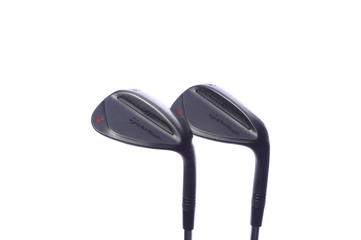 Used TaylorMade Milled Grind 2 Black Wedge Set - Right-Handed - 54*, 58* - Stiff Flex