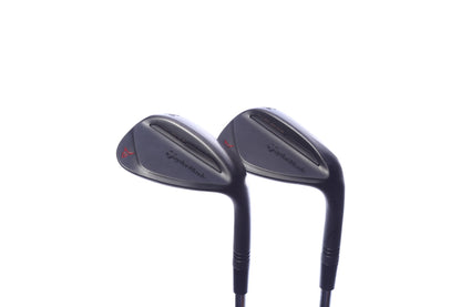Used TaylorMade Milled Grind 2 Black Wedge Set - Right-Handed - 54*, 58* - Stiff Flex
