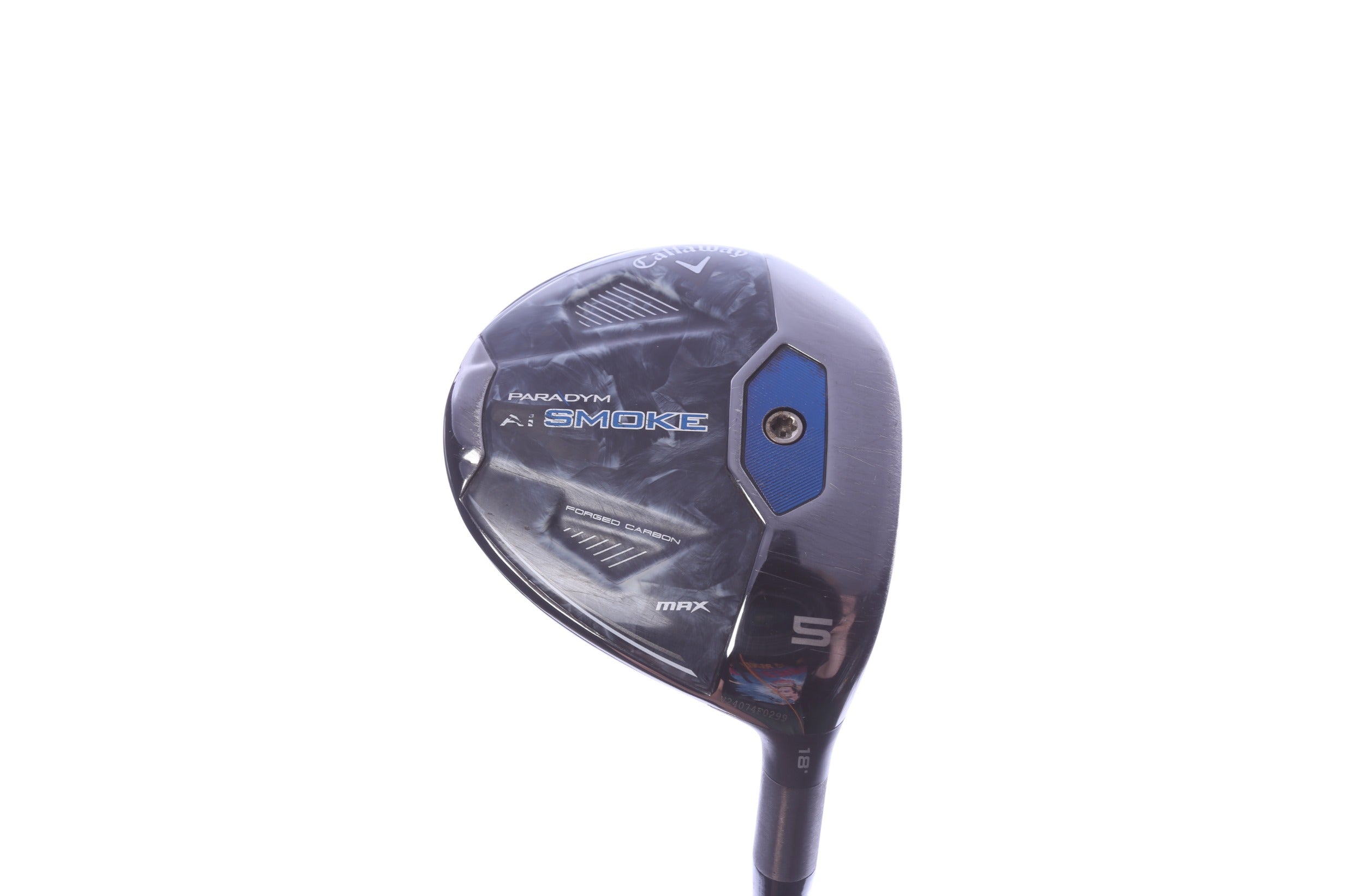 Used Callaway Paradym Ai Smoke MAX 5-Wood - Right-Handed - 18 Degrees - Regular Flex