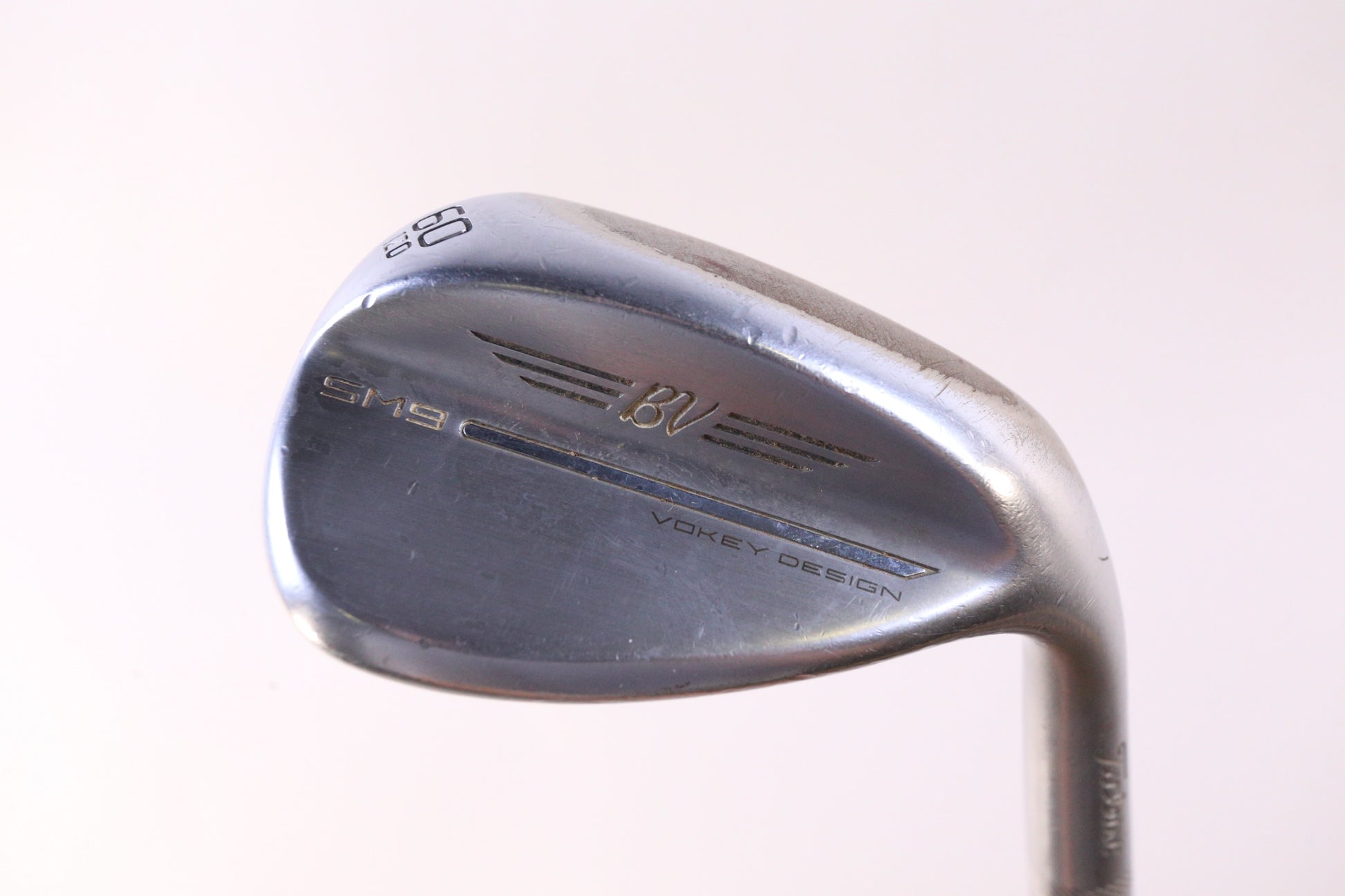 Used Titleist Vokey SM9 Tour Chrome D Grind Lob Wedge - Right-Handed - 60 Degrees - Stiff Flex-Next Round