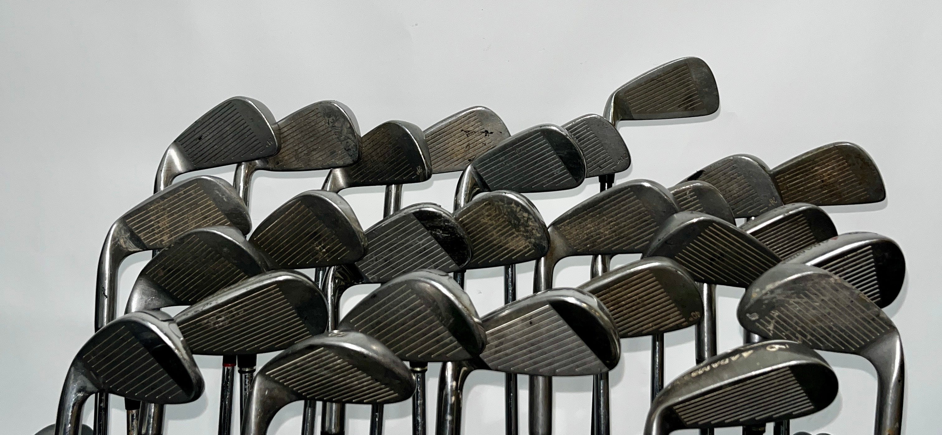 Wholesale Lot of 50 Golf Clubs - Assorted Single Irons and Wedges. Tommy Armour-Next Round