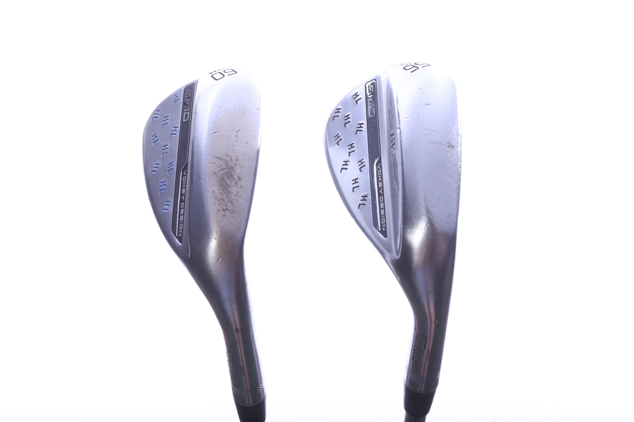 Used Titleist Vokey SM10 Tour Chrome Wedge Set - Right-Handed - 56*, 60* - Wedge Flex