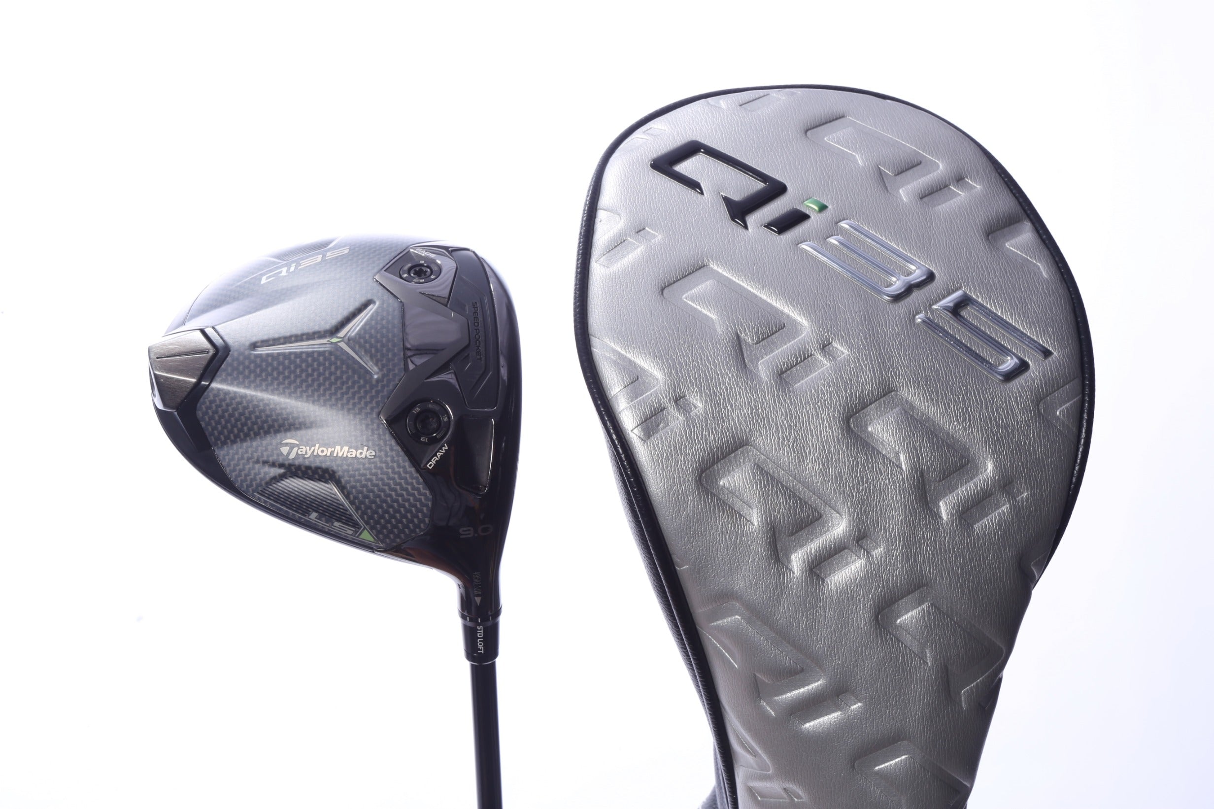 Used TaylorMade Qi35 LS Driver - 9 Degrees - Extra Stiff Flex Mitsubishi Kai'li Dark Waves White - Right-Handed-Next Round