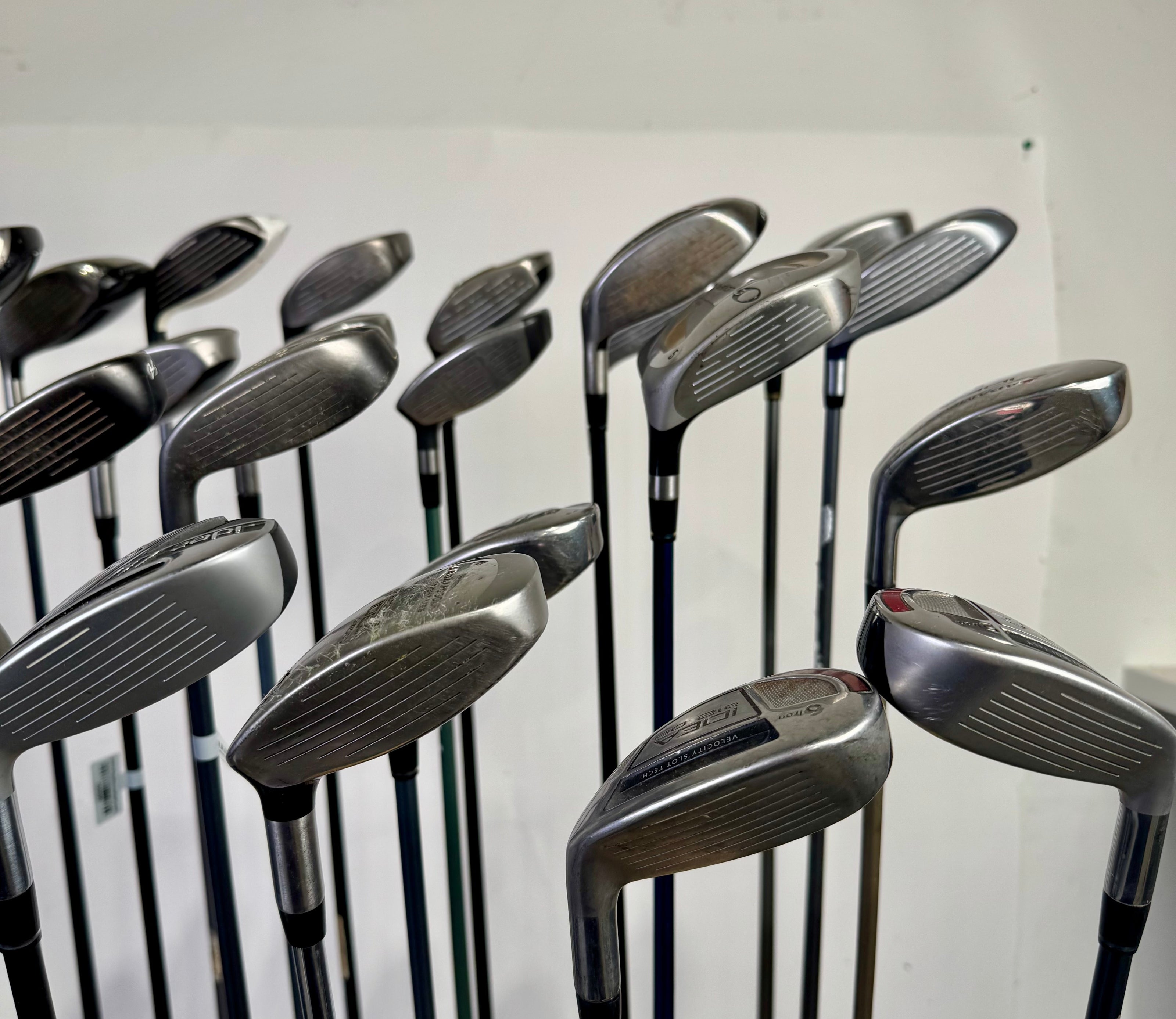 Wholesale Lot of 24 Adams Hybrids and Fairway Woods.-Next Round