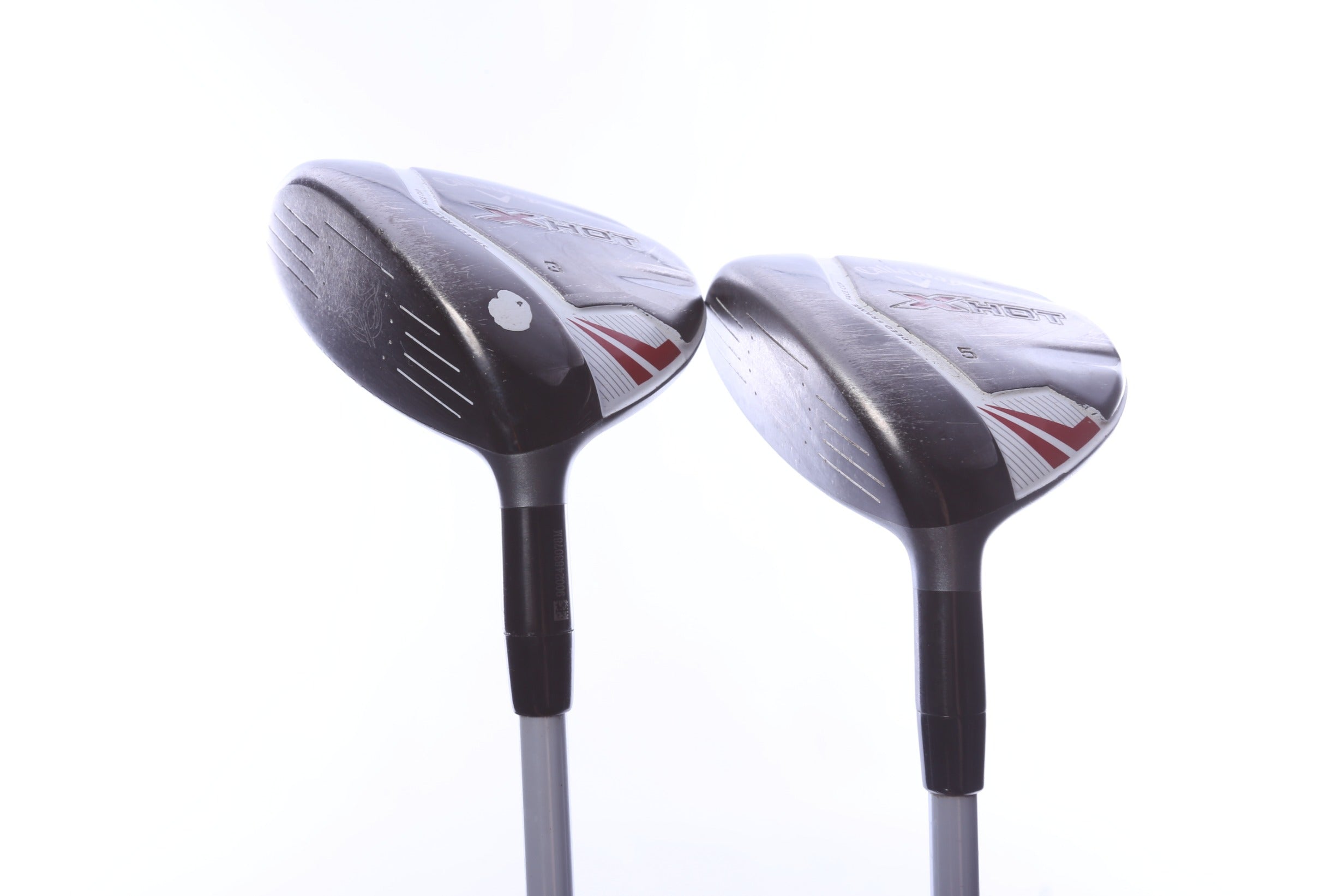 Used Callaway X Hot 3 Deep Wood Set - Left-Handed - 3W, 5W - Regular Flex-Next Round