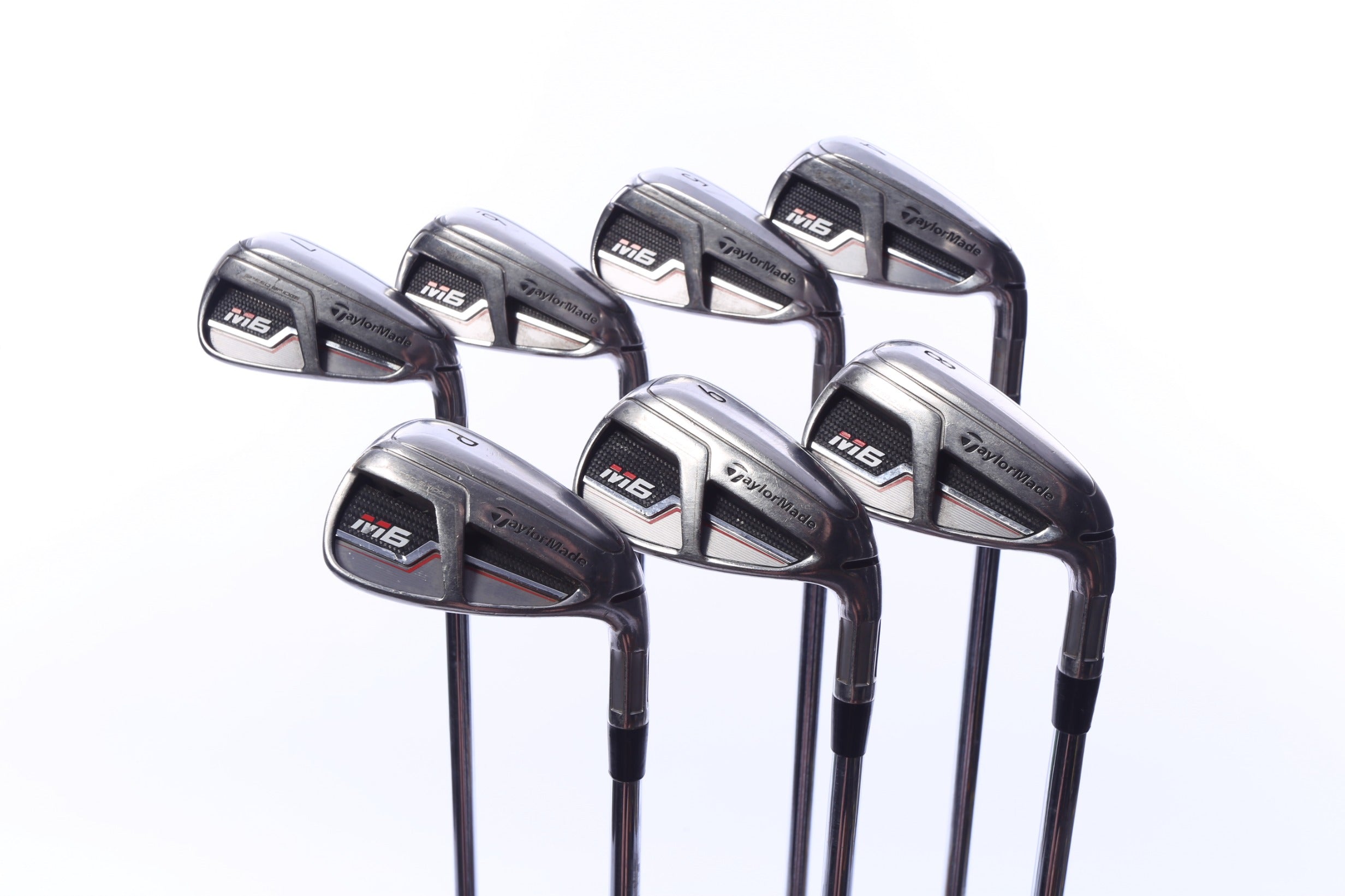 Used TaylorMade M6 Iron Set - Right-Handed - 4-PW - Stiff Flex
