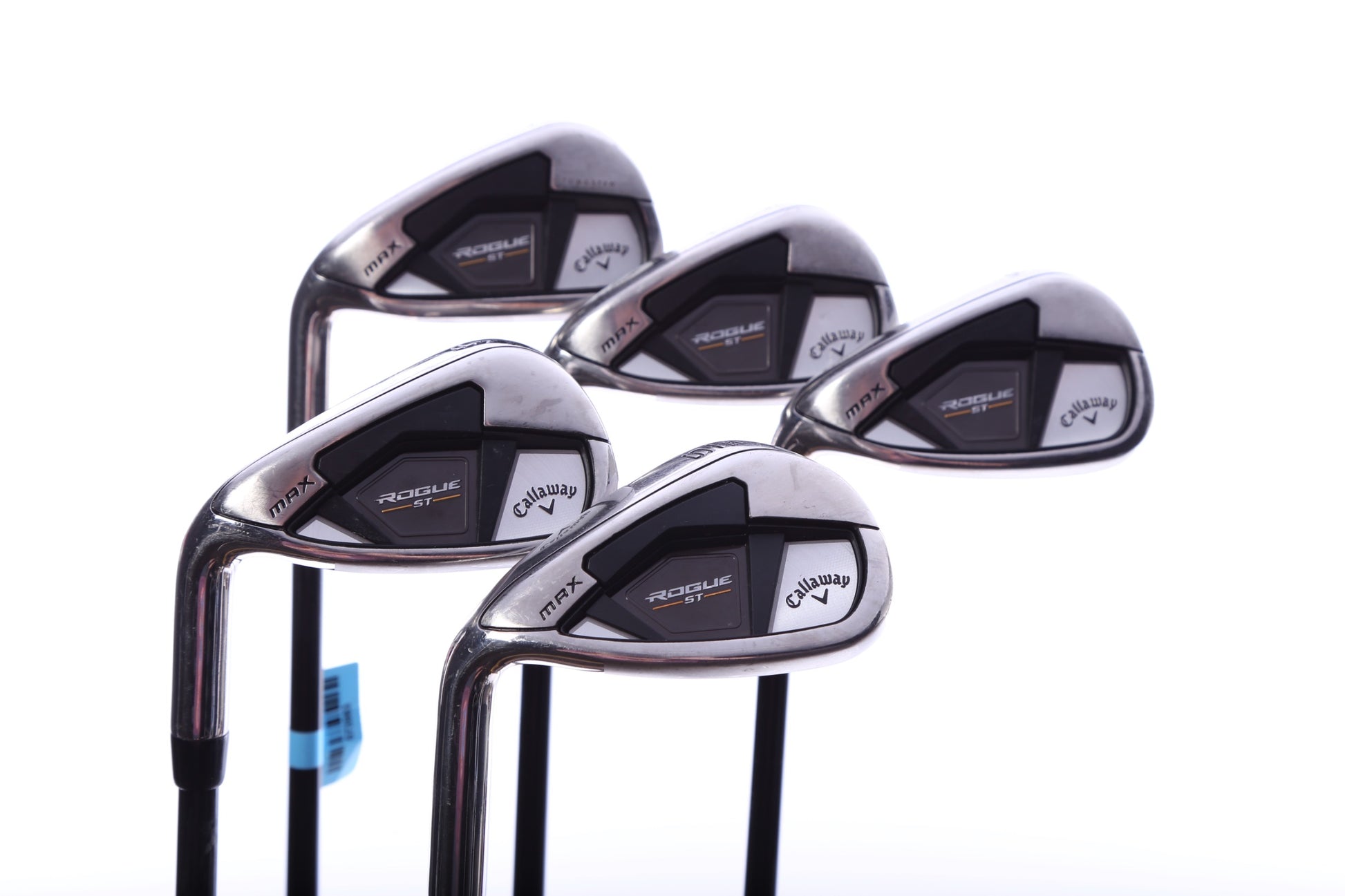 Used Callaway Rogue ST MAX Iron Set - Left-Handed - 7-PW, SW - Regular Flex-Next Round