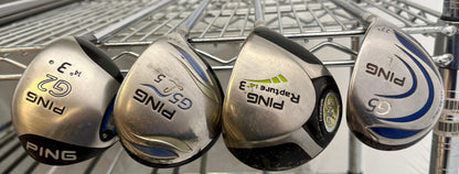 Wholesale Lot of 30 Golf Clubs - Ping Assorted Fairway Woods-Next Round
