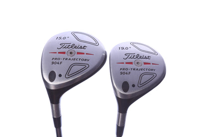 Used Titleist 904 F Wood Set - Left-Handed - 3W, 5W - Stiff Flex