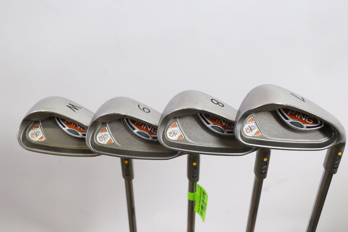 Used Ping G10 Iron Set - Right-Handed - 7-PW - Stiff Flex- Yellow Dot