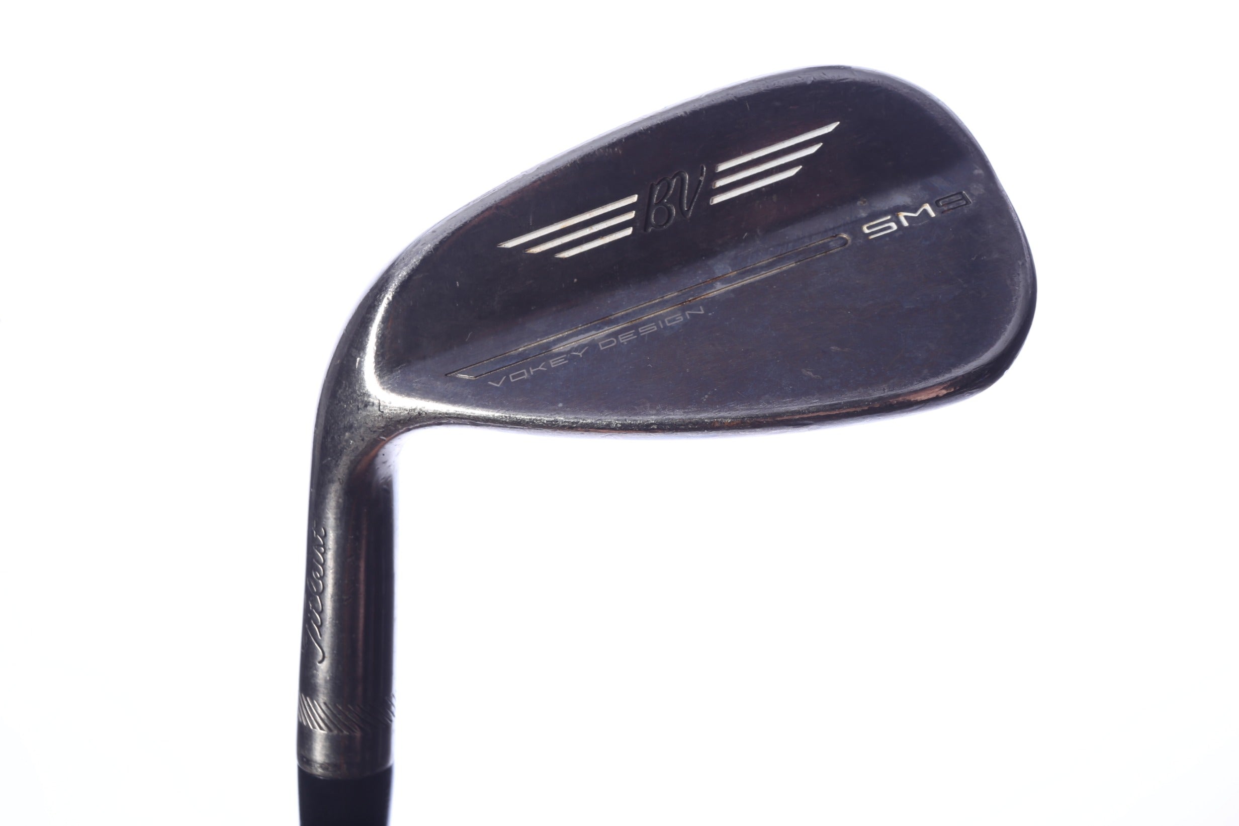 Used Titleist Vokey SM9 Brushed Steel Gap Wedge - Left-Handed - 48 Degrees - Stiff Flex