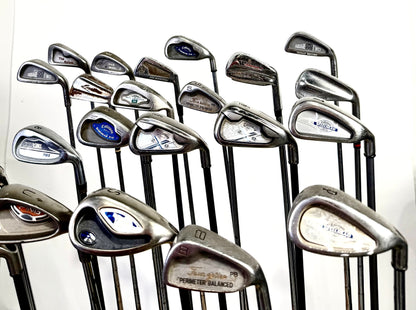 Wholesale Lot of 24 Golf Clubs - Right Handed - Assorted Irons and Wedges-Next Round