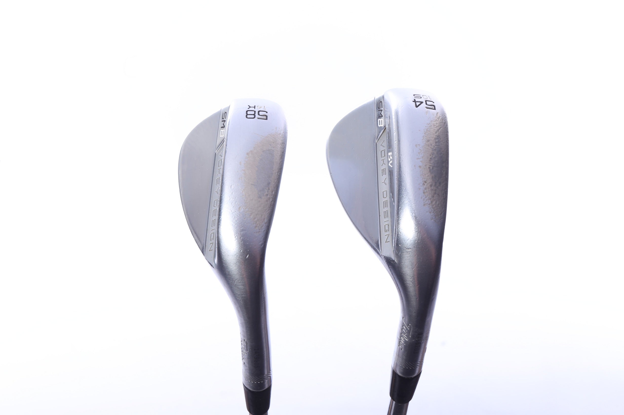 Used Titleist Vokey SM8 Tour Chrome Wedge Set - Right-Handed - 54*, 58* - Regular Flex