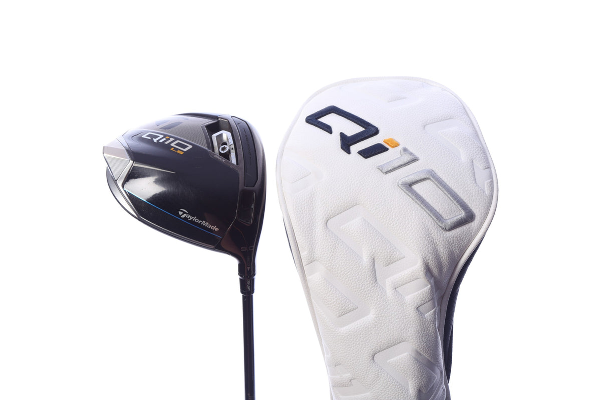 Used TaylorMade Qi10 LS Driver - 9 Degrees - Stiff Flex Project X HZRDUS RDX Smoke Blue - Right-Handed