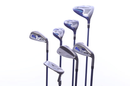 Used Mizuno JM01 140 Elite 7-Piece Junior Kids Set - Right-Handed - Driver, FW, HY, 7I, 9I, SW, Putter - Junior Flex-Next Round