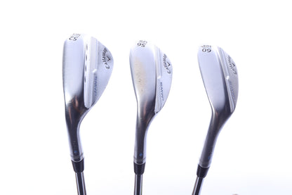 Used Callaway JAWS MD5 Chrome Wedge Set - Left-Handed - 52*, 56*, 60* - Stiff Flex