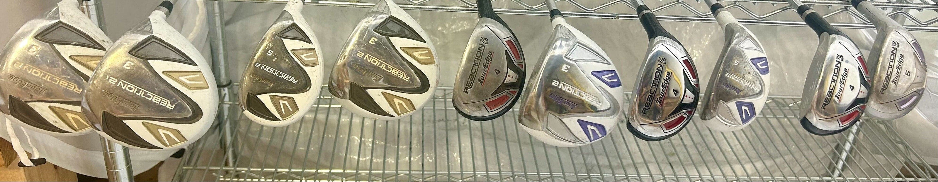Wholesale Lot of 30 Golf Clubs - Assorted Tour Edge Fairway Woods and Hybrids-Next Round