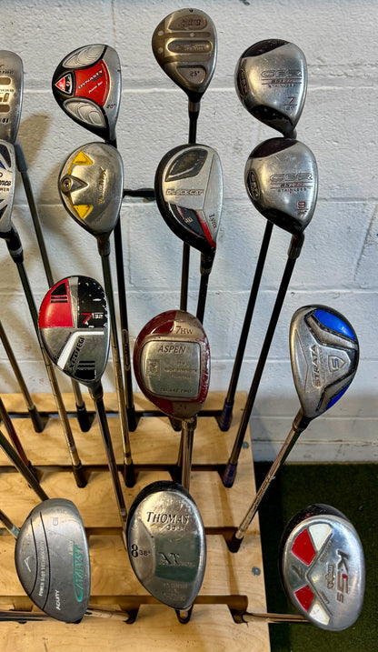 Wholesale Lot of 40 Golf Clubs - Assorted Hybrids-Next Round