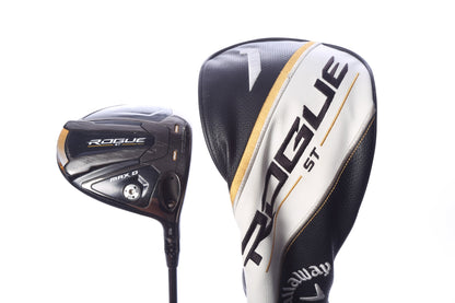 Used Callaway Rogue ST MAX Draw Driver - 9 Degrees - Stiff Flex Mitsubishi Tensei AV Series White - Right-Handed