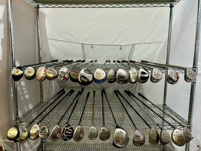 Wholesale Lot of 30 Golf Clubs - Wilson, Maxfli, and Mizuno Fairway Woods-Next Round