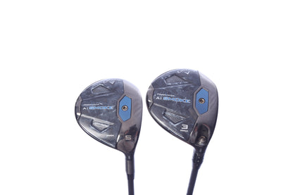 Used Callaway Paradym Ai Smoke MAX Wood Set - Right-Handed - 3W, 5W - Stiff Flex-Next Round