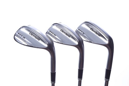 Used Cleveland RTX ZipCore Tour Satin Wedge Set - Right-Handed - 52*, 56*, 60* - Wedge Flex-Next Round