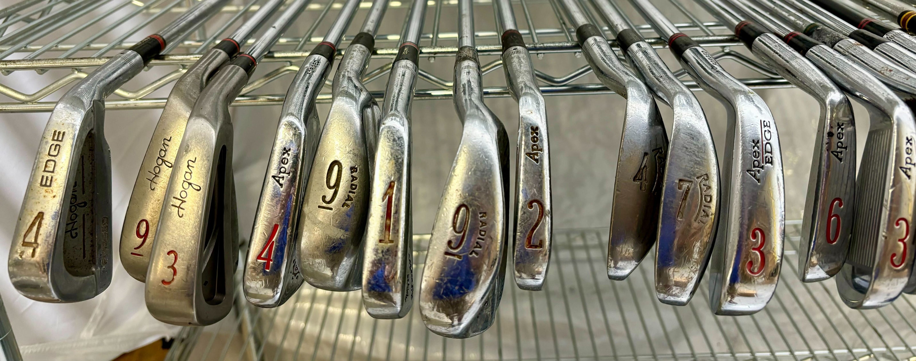 Wholesale Lot of 50 Golf Clubs - Assorted Single Irons and Wedges.-Next Round