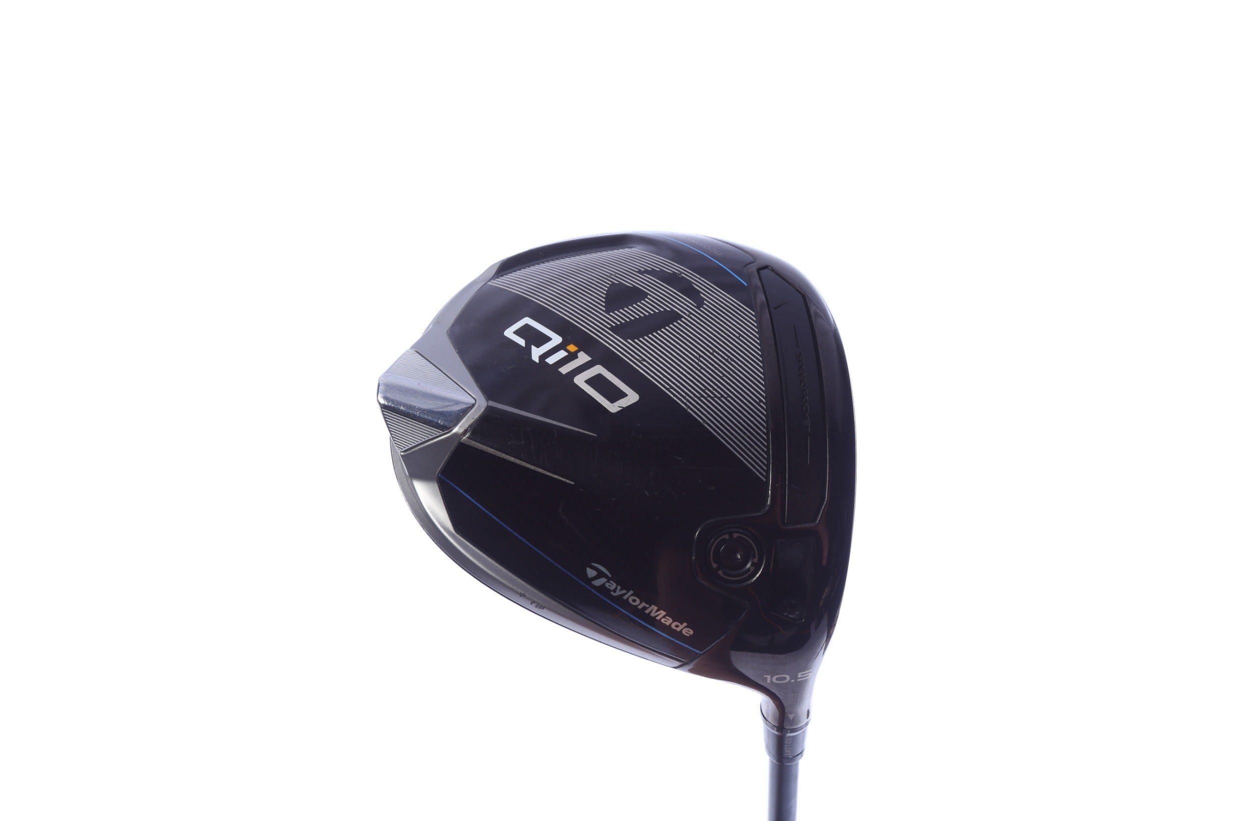 Used TaylorMade Qi10 Driver - 10.5 Degrees - Stiff Flex Mitsubishi REAX - Right-Handed