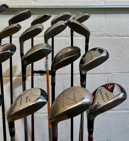 Wholesale Lot of 40 Golf Clubs - Assorted Hybrids-Next Round