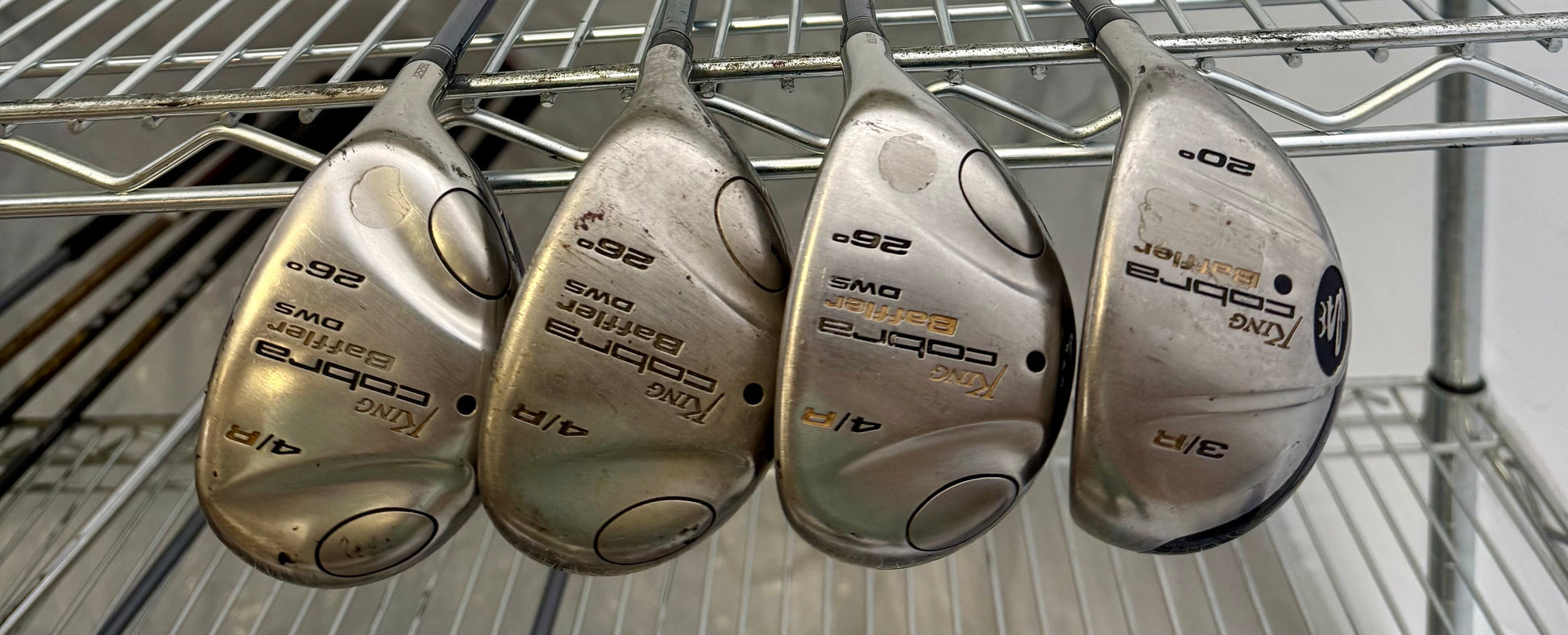 Wholesale Lot of 30 Golf Clubs - Cobra Baffler Hybrids-Next Round