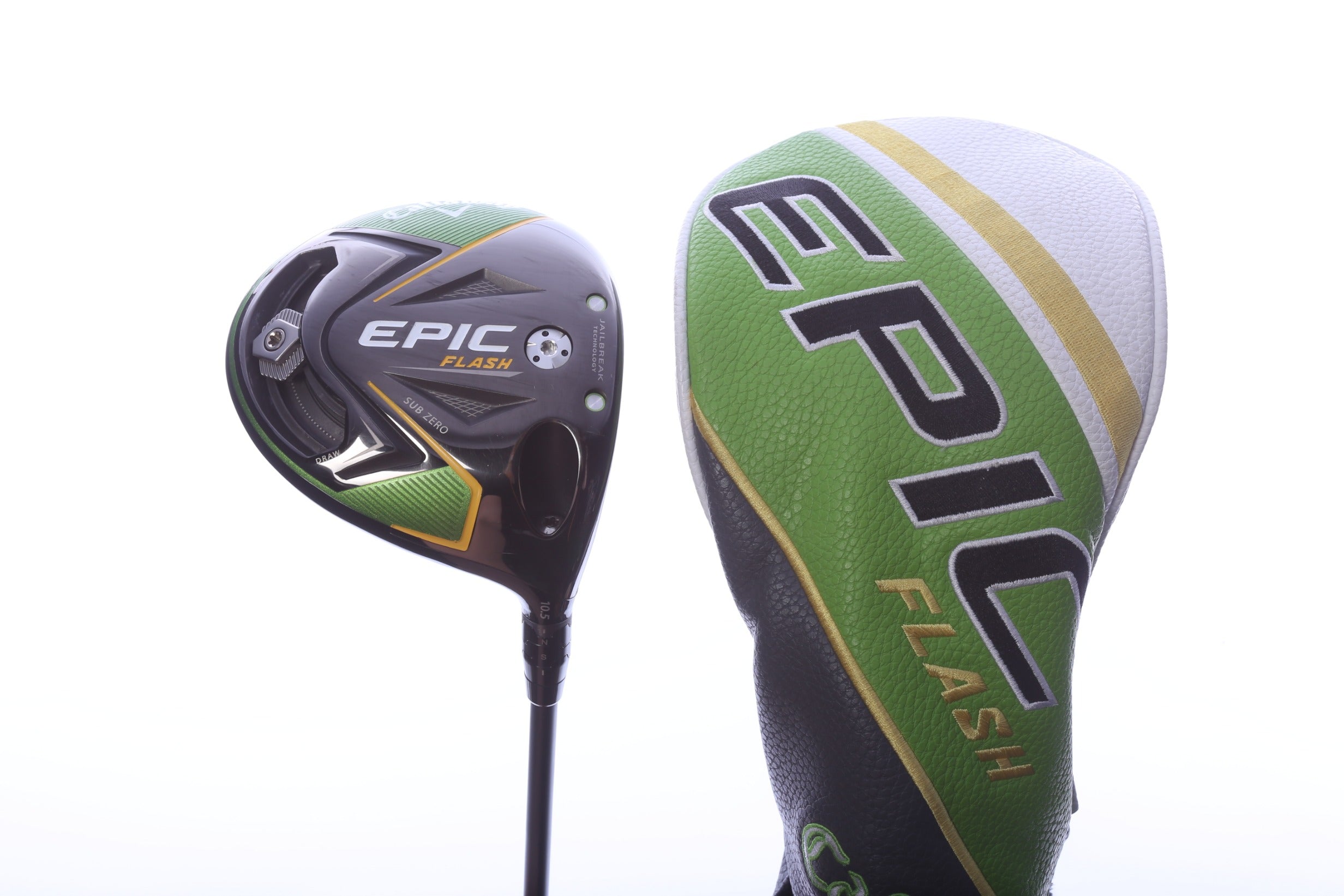 Used Callaway Epic Flash Sub Zero Driver - 10.5 Degrees - Extra Stiff Flex Project X HZRDUS Smoke Silver - Right-Handed