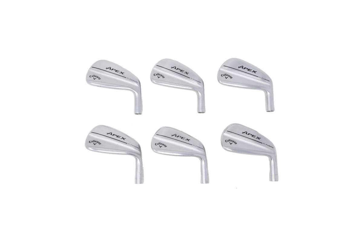 Used Callaway Apex Ti Fusion Plated Iron Set - HEADS ONLY - Right-Handed - 5-PW