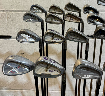 Wholesale Lot of 45 Golf Clubs - Assorted Single Irons-Next Round