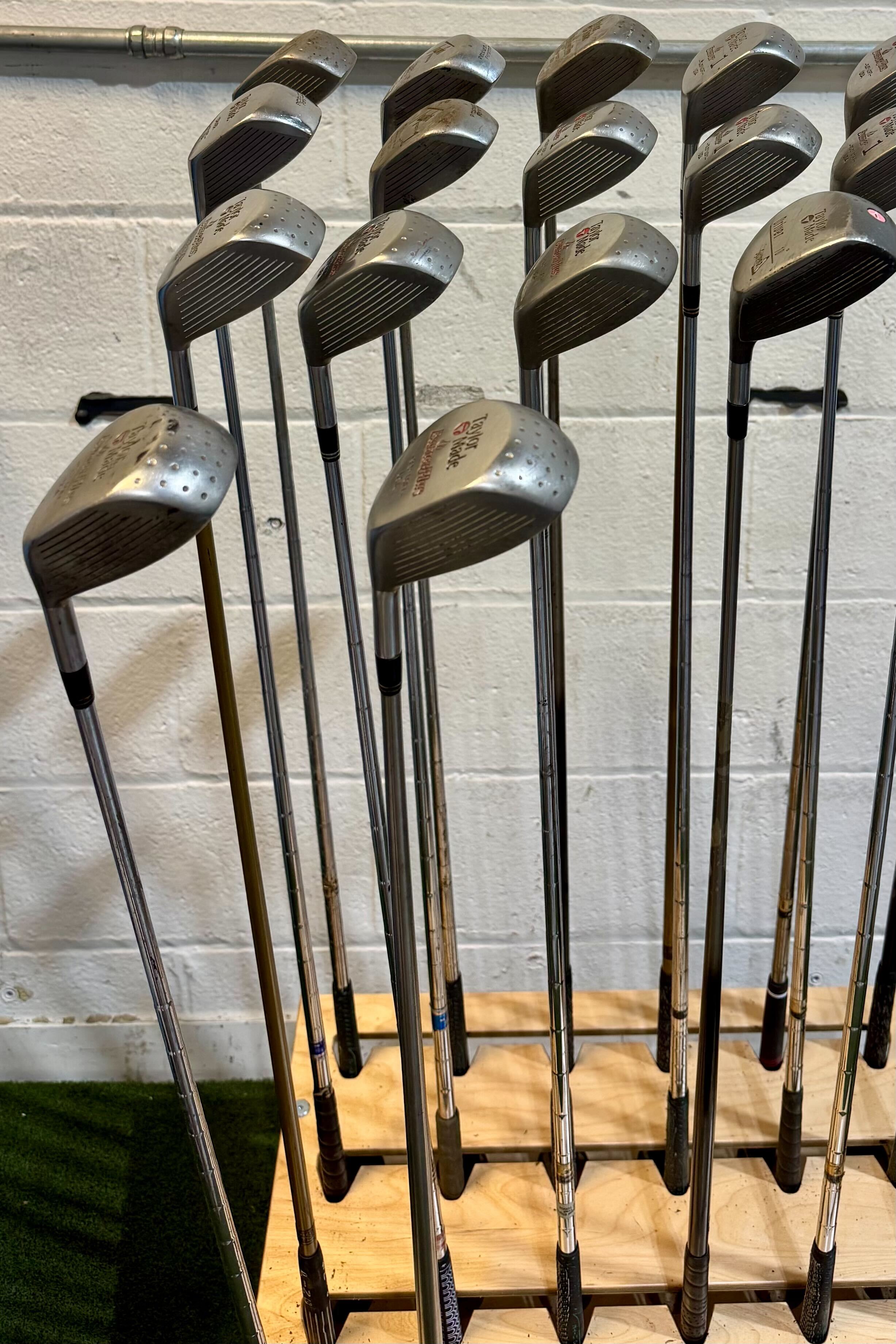 Wholesale Lot of 40 Golf Clubs - TaylorMade Drivers - Vintage Metalwoods-Next Round