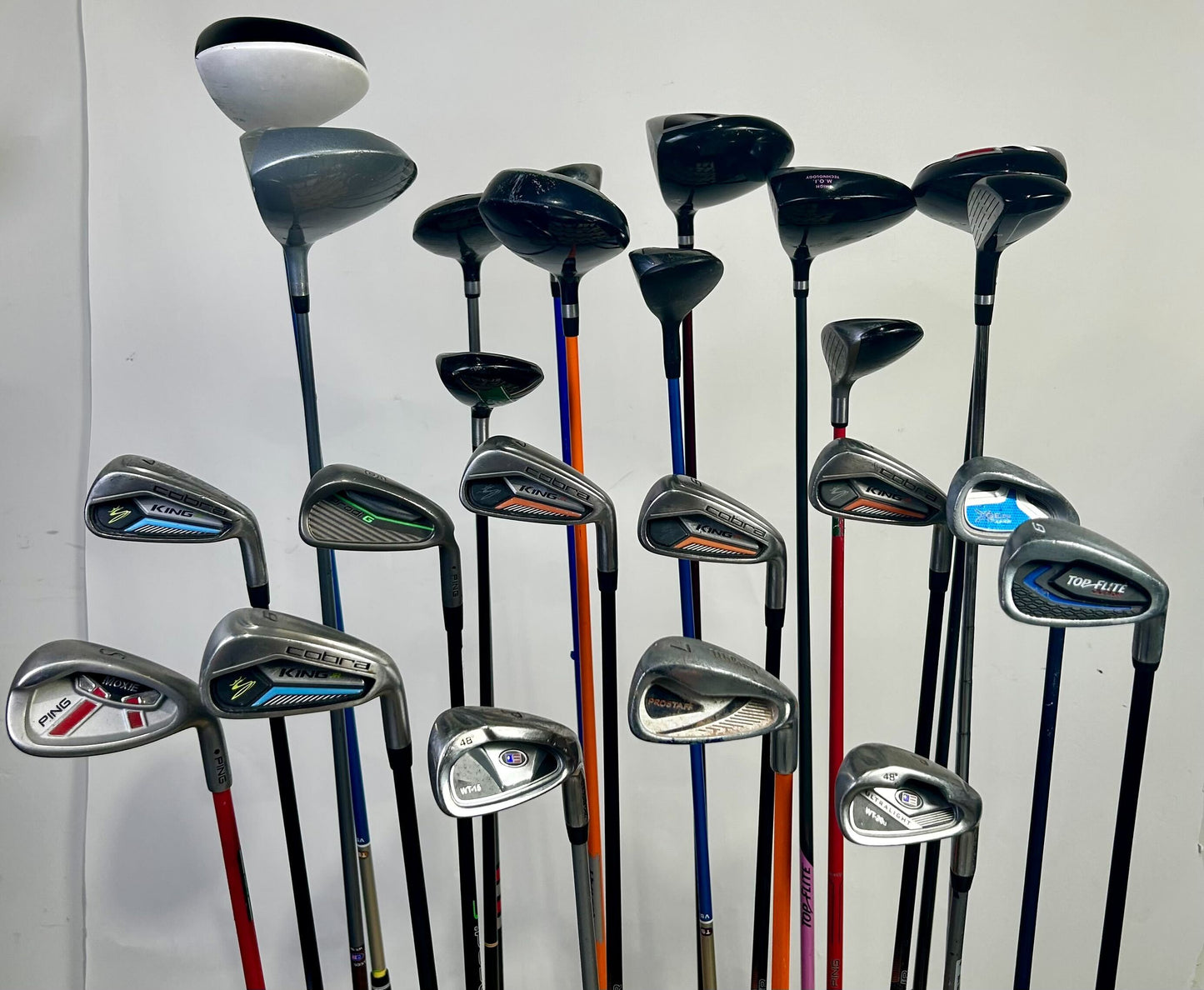 Wholesale lot of 24 Golf Clubs - Right and Left- Handed Kids Clubs- Ping-Next Round