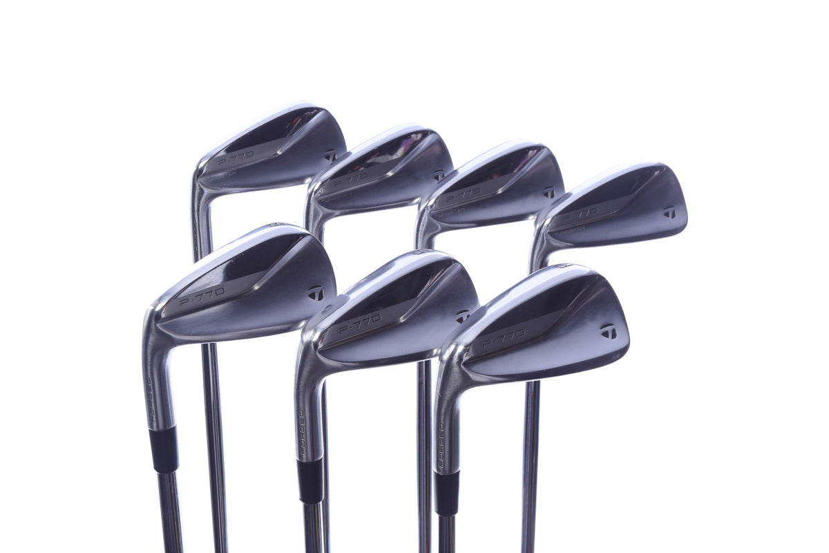 Used TaylorMade 2020 P770 Iron Set - Left-Handed - 4-PW - Stiff Flex