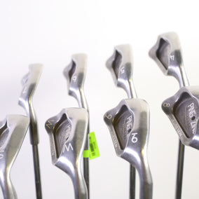 Used Ping Zing Iron Set - Right-Handed - 4-PW, SW - Stiff Flex- Black Dot-Next Round