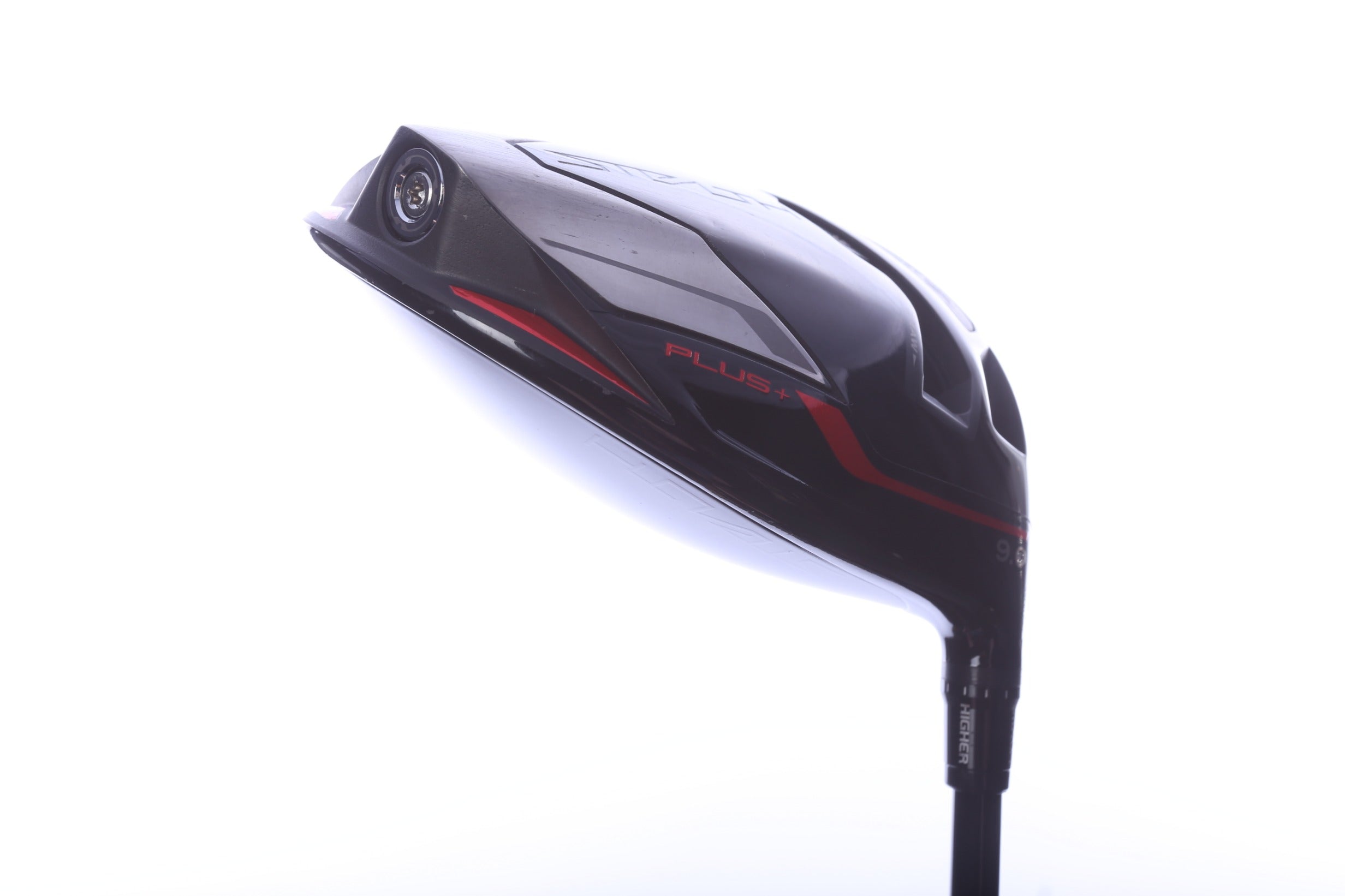 Used TaylorMade STEALTH PLUS Driver - 9 Degrees - Stiff Flex Project X HZRDUS RDX Smoke Red - Right-Handed